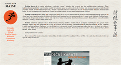 Desktop Screenshot of matsu.cz